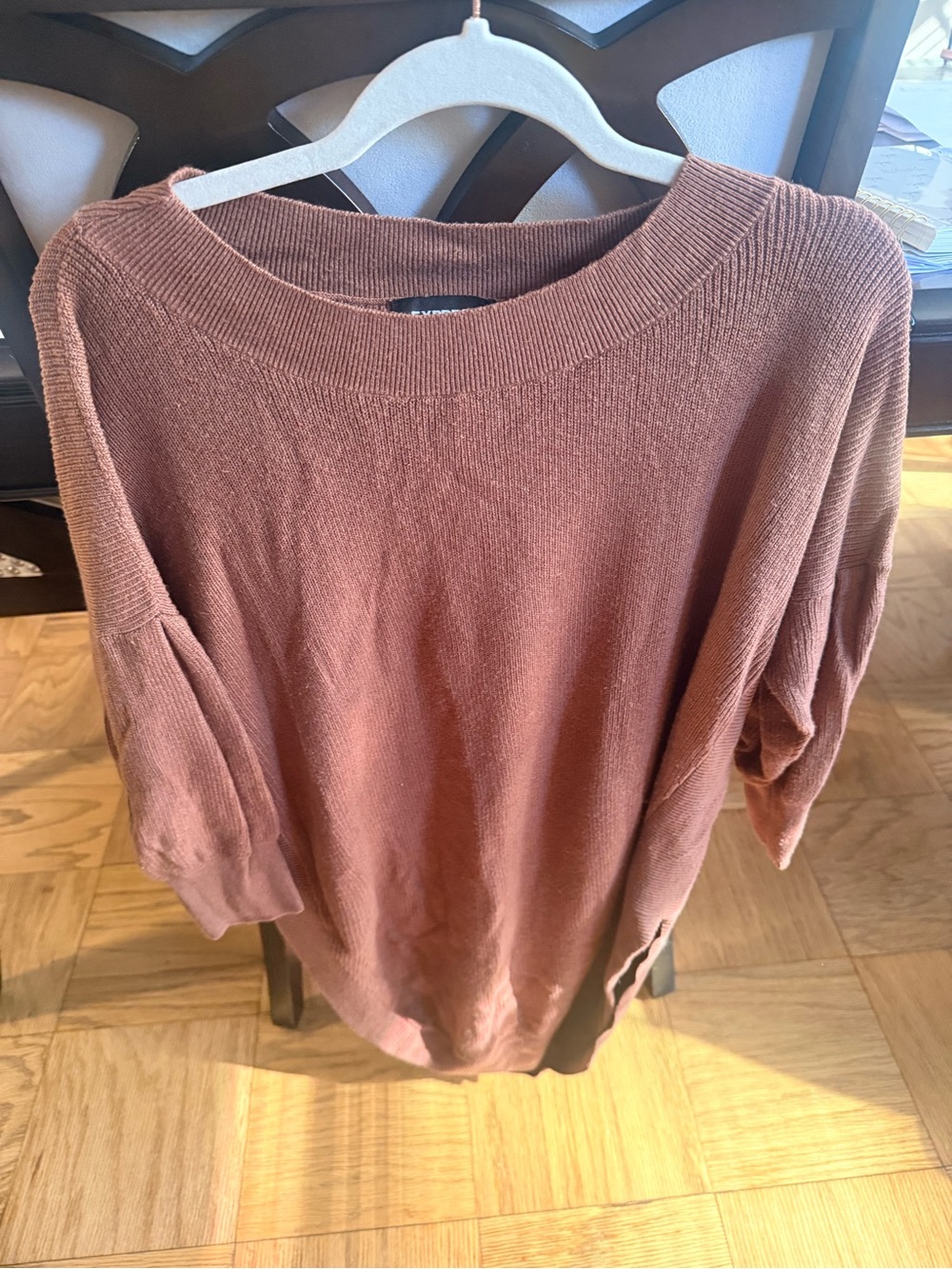 Express Scoop Neck Tunic Sweater